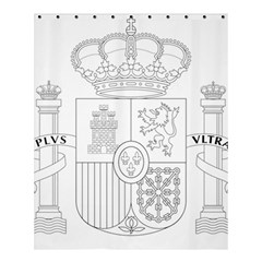 Coat Of Arms Of Spain Shower Curtain 60  X 72  (medium)  by abbeyz71