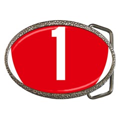 New Zealand State Highway 1 Belt Buckles