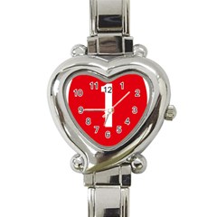 New Zealand State Highway 1 Heart Italian Charm Watch by abbeyz71