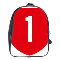 New Zealand State Highway 1 School Bag (large) by abbeyz71