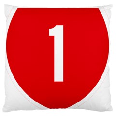 New Zealand State Highway 1 Large Flano Cushion Case (one Side) by abbeyz71