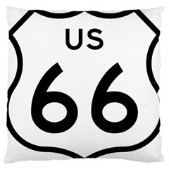 Route 66 Large Cushion Case (two Sides) by abbeyz71