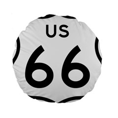 Route 66 Standard 15  Premium Round Cushions by abbeyz71