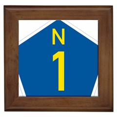 South Africa National Route N1 Marker Framed Tiles by abbeyz71