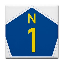 South Africa National Route N1 Marker Face Towel by abbeyz71