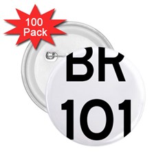 Brasil Br-101 Transcoastal Highway 2 25  Buttons (100 Pack)  by abbeyz71