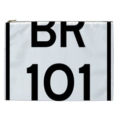 Brasil Br-101 Transcoastal Highway Cosmetic Bag (xxl) by abbeyz71