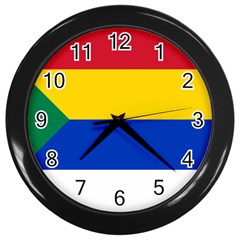 Druze Flag  Wall Clock (black) by abbeyz71