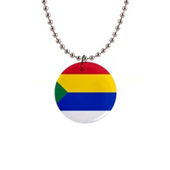 Druze Flag  1  Button Necklace by abbeyz71