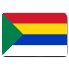 Druze Flag  Large Doormat  by abbeyz71