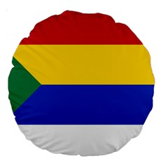 Druze Flag  Large 18  Premium Round Cushions by abbeyz71