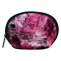 Pink Crystal Fractal Accessory Pouch (Medium)