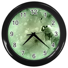 Wonderful Flowers In Soft Colors Wall Clock (black) by FantasyWorld7