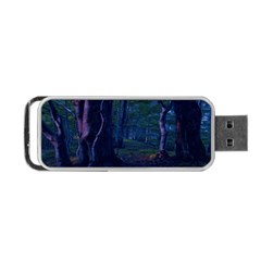 Beeches Tree Forest Beech Shadows Portable Usb Flash (one Side) by Sapixe