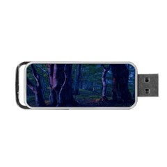 Beeches Tree Forest Beech Shadows Portable Usb Flash (two Sides) by Sapixe