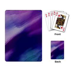 Purple Background Art Abstract Watercolor Playing Cards Single Design
