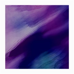 Purple Background Art Abstract Watercolor Medium Glasses Cloth (2-side) by Sapixe