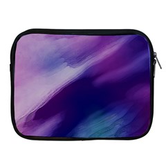 Purple Background Art Abstract Watercolor Apple Ipad 2/3/4 Zipper Cases