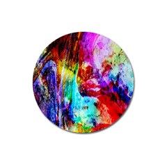 Background Art Abstract Watercolor Magnet 3  (round)