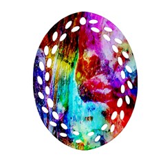 Background Art Abstract Watercolor Ornament (oval Filigree)