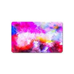 Background Drips Fluid Colorful Magnet (name Card) by Sapixe