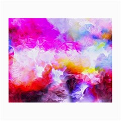 Background Drips Fluid Colorful Small Glasses Cloth