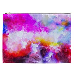 Background Drips Fluid Colorful Cosmetic Bag (xxl)