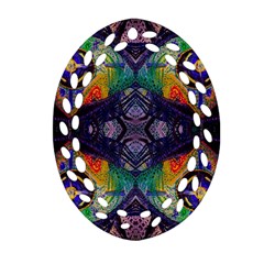 Phronesis Awareness Philosophy Oval Filigree Ornament (two Sides)