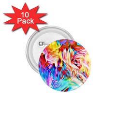 Background Drips Fluid Colorful 1 75  Buttons (10 Pack)