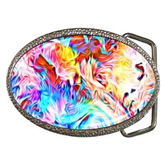 Background Drips Fluid Colorful Belt Buckles by Sapixe