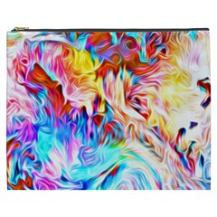 Background Drips Fluid Colorful Cosmetic Bag (xxxl) by Sapixe