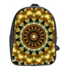 Pattern Abstract Background Art School Bag (large)