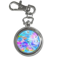 Background Drips Fluid Colorful Key Chain Watches