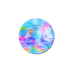 Background Drips Fluid Colorful Golf Ball Marker