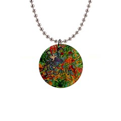 Dubai Hotel Art 1  Button Necklace by Sapixe