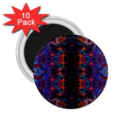 Kaleidoscope Art Pattern Ornament 2 25  Magnets (10 Pack) 