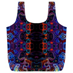 Kaleidoscope Art Pattern Ornament Full Print Recycle Bag (xl)