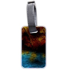 Background Cave Art Abstract Luggage Tags (two Sides)