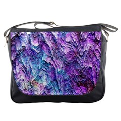 Background Peel Art Abstract Messenger Bag by Sapixe