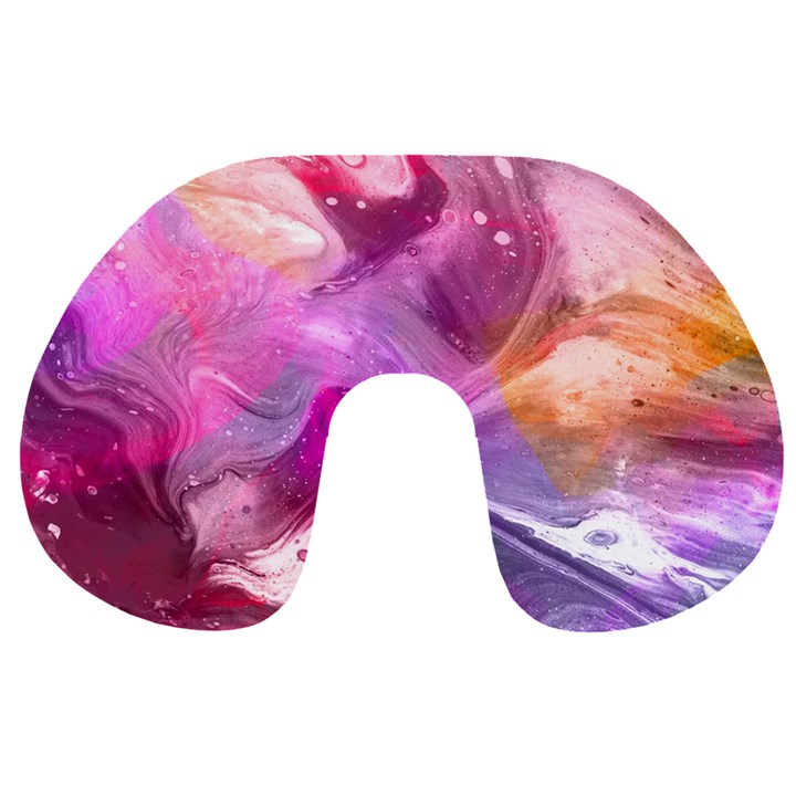 Background Art Abstract Watercolor Travel Neck Pillows