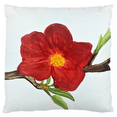 Deep Plumb Blossom Standard Flano Cushion Case (two Sides) by lwdstudio