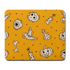 Funny Halloween Party Pattern Large Mousepads