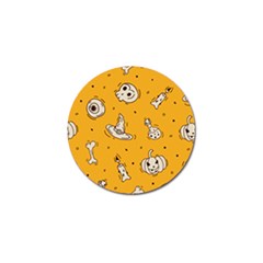 Funny Halloween Party Pattern Golf Ball Marker (4 Pack) by HalloweenParty