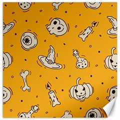 Funny Halloween Party Pattern Canvas 20  X 20 