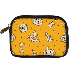 Funny Halloween Party Pattern Digital Camera Leather Case