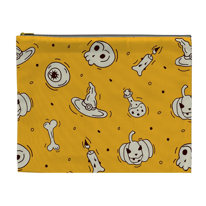 Funny Halloween Party Pattern Cosmetic Bag (XL)