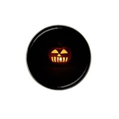 Funny Spooky Scary Halloween Pumpkin Jack O Lantern Hat Clip Ball Marker (10 Pack)