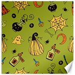 Funny Scary Spooky Halloween Party Design Canvas 12  x 12  11.4 x11.56  Canvas - 1