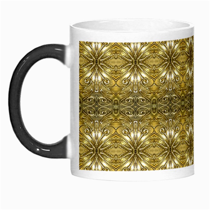 Golden Ornate Pattern Morph Mugs