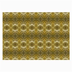 Golden Ornate Pattern Large Glasses Cloth by dflcprintsclothing